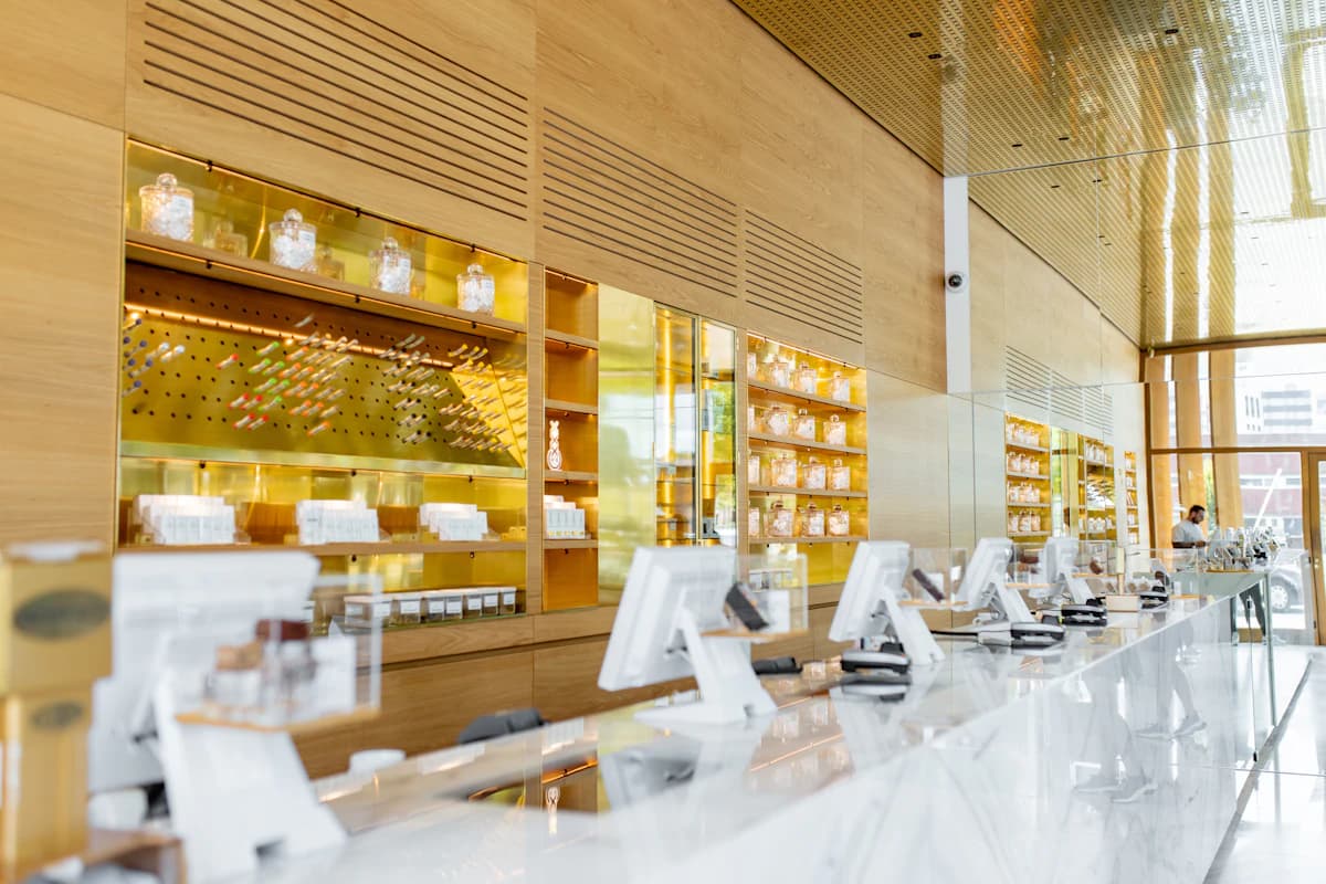 A jewellery showroom, representing our presence in India