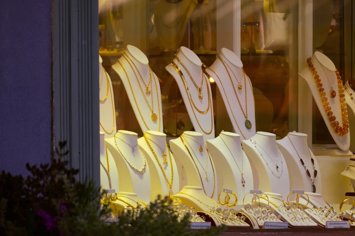 A jewellery showroom, representing our presence in USA
